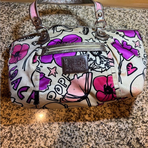 Coach | Bags | Coach Petal Rocker Poppy Handbag | Poshmark